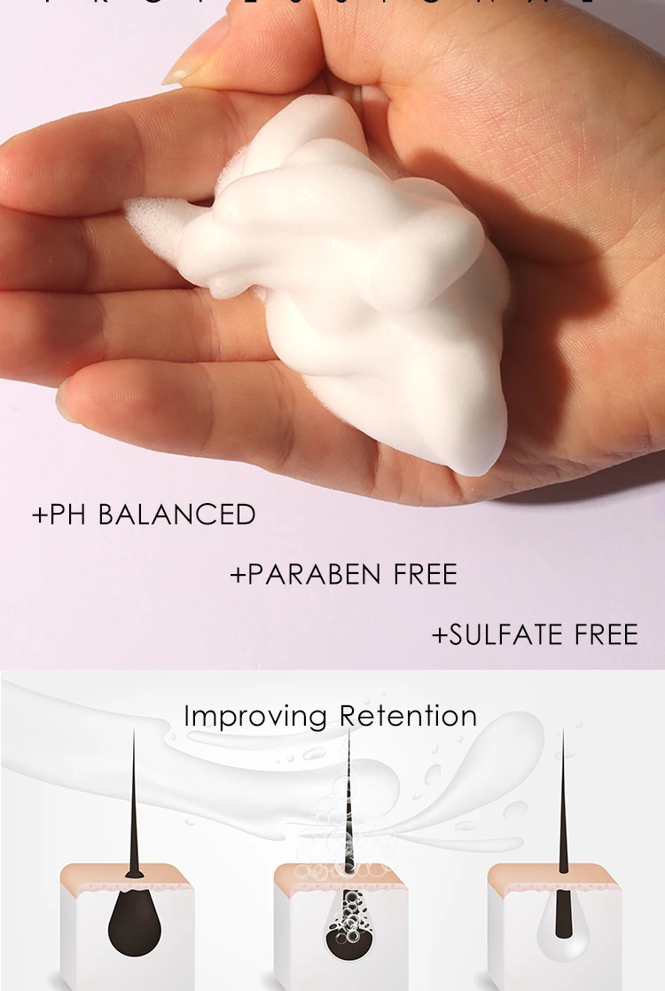 Eyelash Shampoo Concentrate Gallon Lash Foam Cleanser Scent Lash Bath