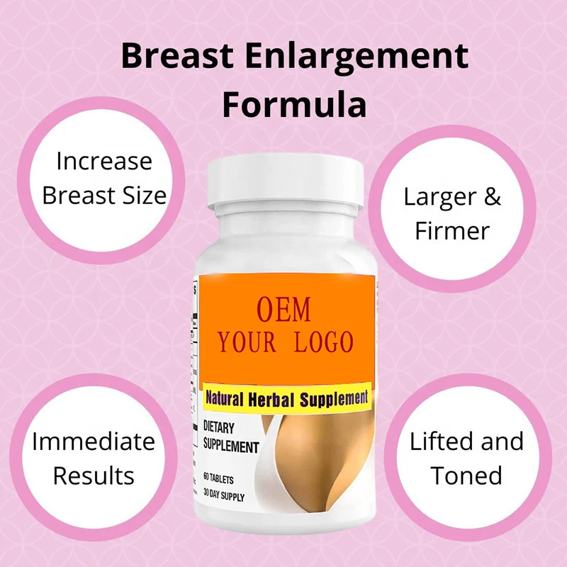 Natural Beautiful Green Organic Breast Tight Capsule Breast Hormone