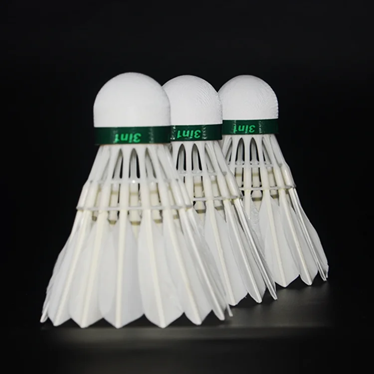Plume de Badminton - QIILU - Légères - 6 pièces - Écologique - Portable - Sport