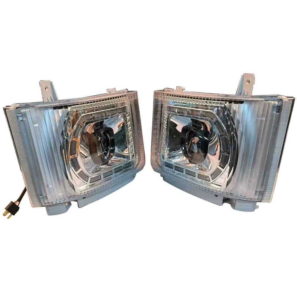 A Pair Headlights With Lens 700P Truck 8-98098479-1 8