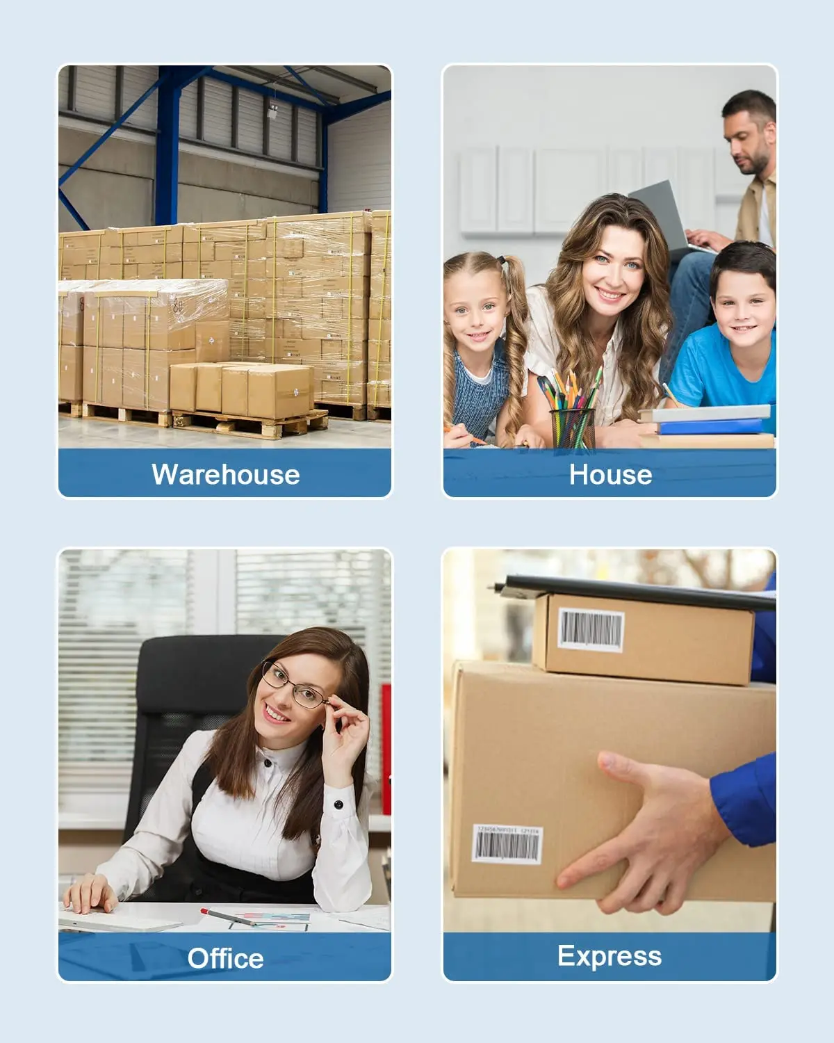 Bopp Clear 48mmx100m Custom Packaging Boxes Non Orange Warning