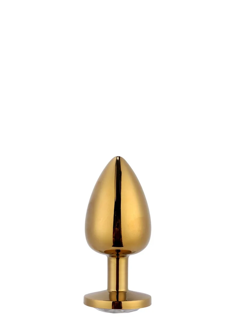 New Arrival Adult Toys Metal Anal Plug Butt Plug Golden Anal Plug