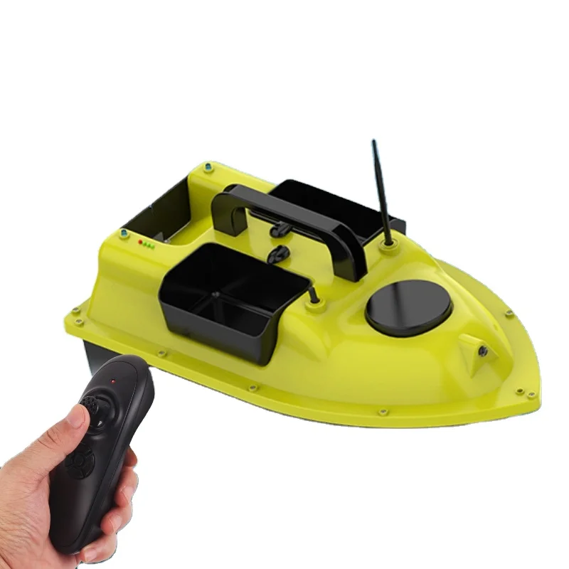 Bateau Appât RC Avec GPS Et Sondeur - Télécommande Sans Fil Pour Pêche