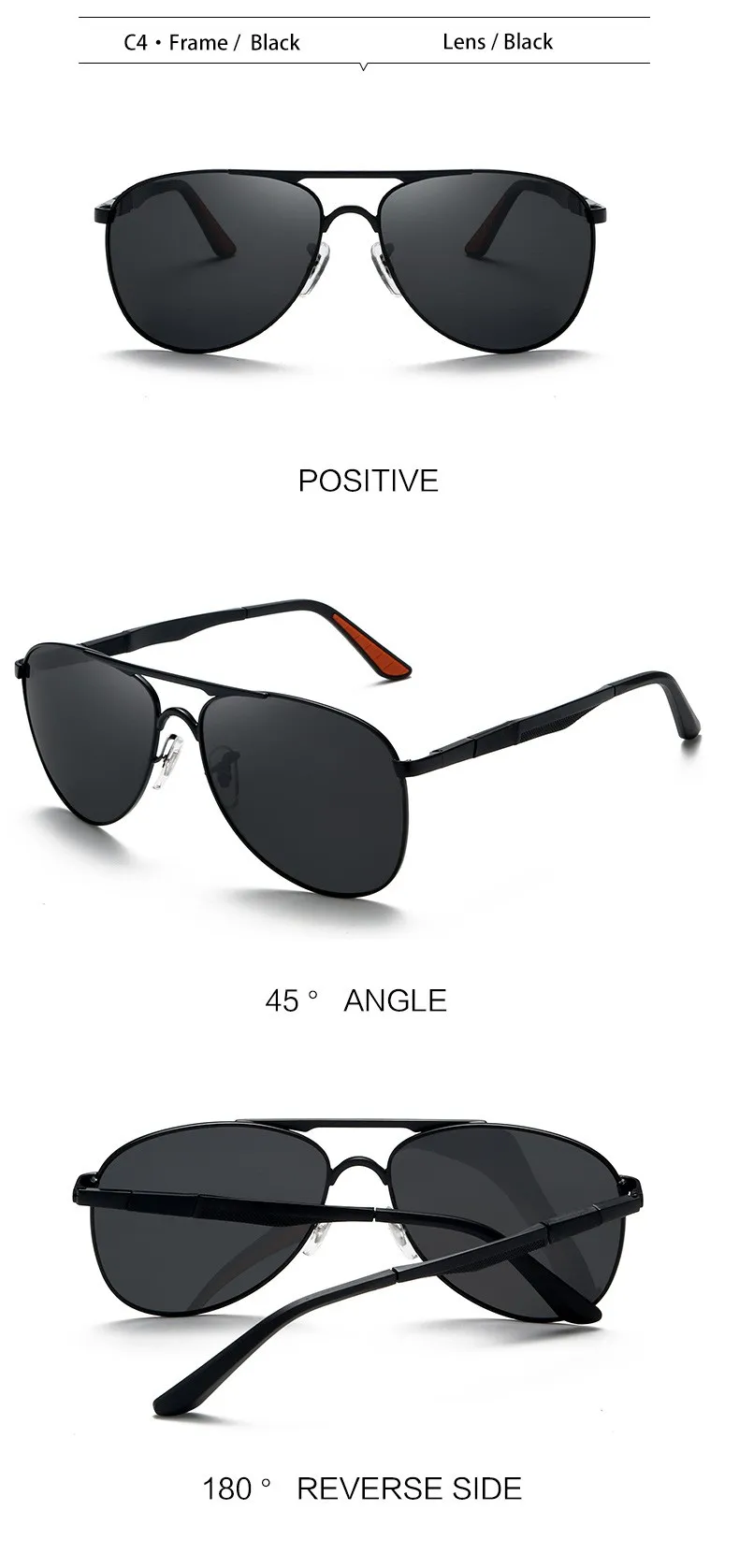 2022 Luxury Trendy Pilot Eyeglasses Men Spring Legs Metal Shade Glasses Photochromic Sunglasses