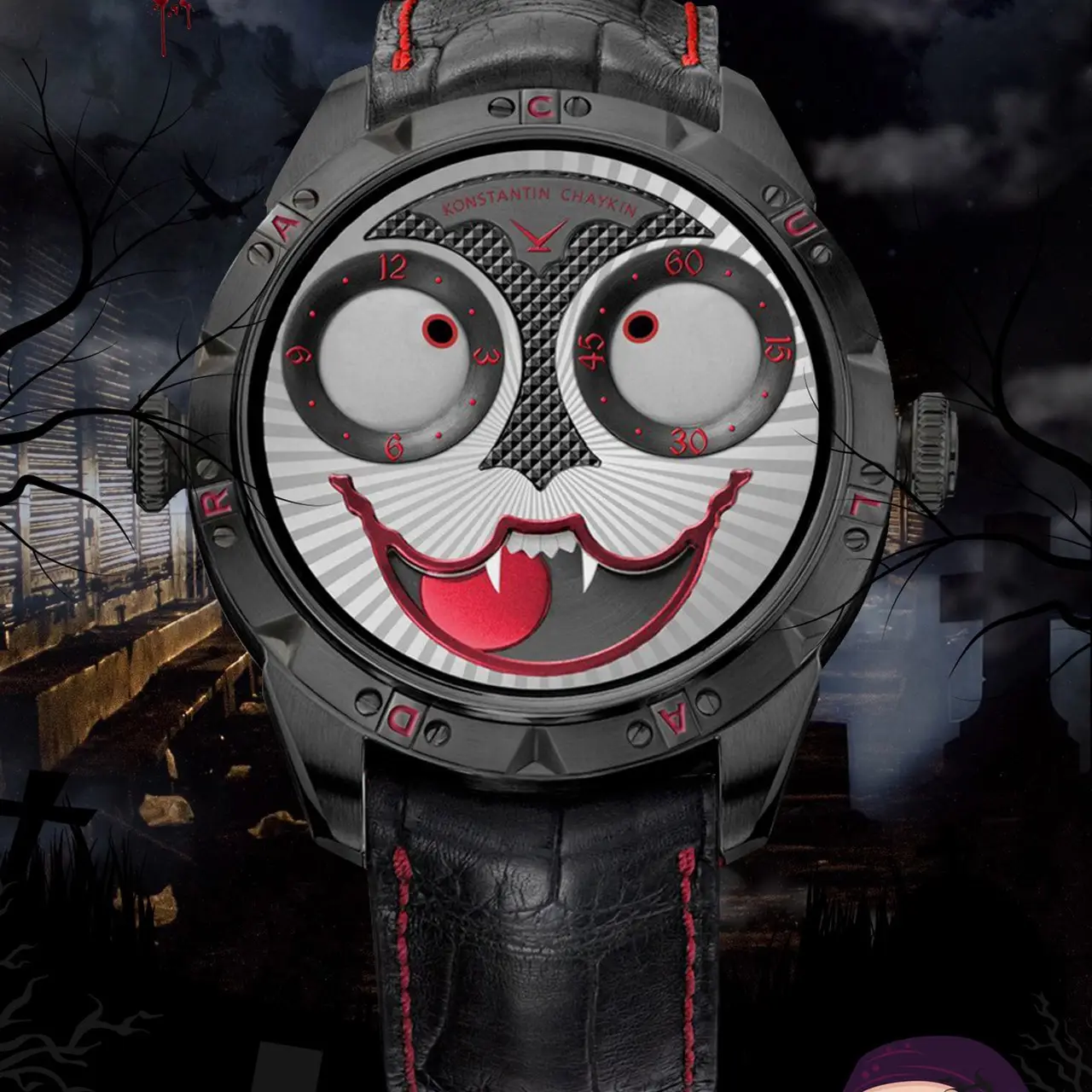 時計 JOKER Custom Watch Konstantin Chaykin Joker Green Halloween
