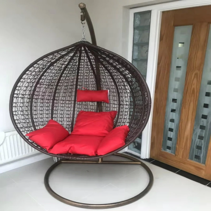 Junlin  high quality Patio Outdoor Swing egg Wicker Hanging Chair