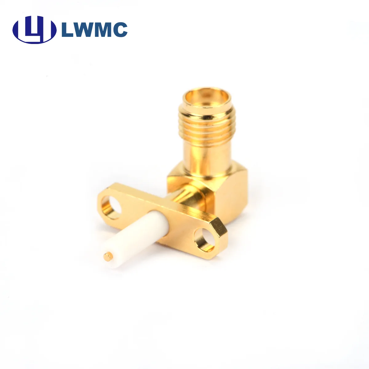 SMA femmina R/a con flangia a 2 fori