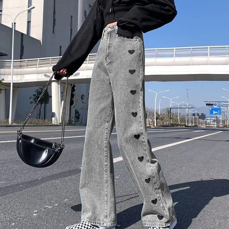 Әйелдерге арналған жаңа тігілген сүйіспеншілік тақырыбындағы кең түбірлі панталондар, жұқа жоғары белді, драпировкалы, бос отыратын, түзілген, еденге жететін панталондар