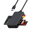 black USB20 all-in-one card reader-pearlescent bag packaging