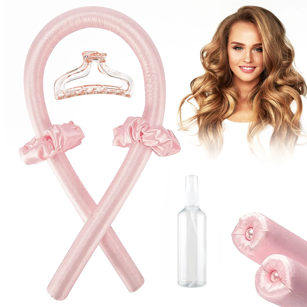 Heatless Curling Rod DIY Hair Rollers for Sleep Styling