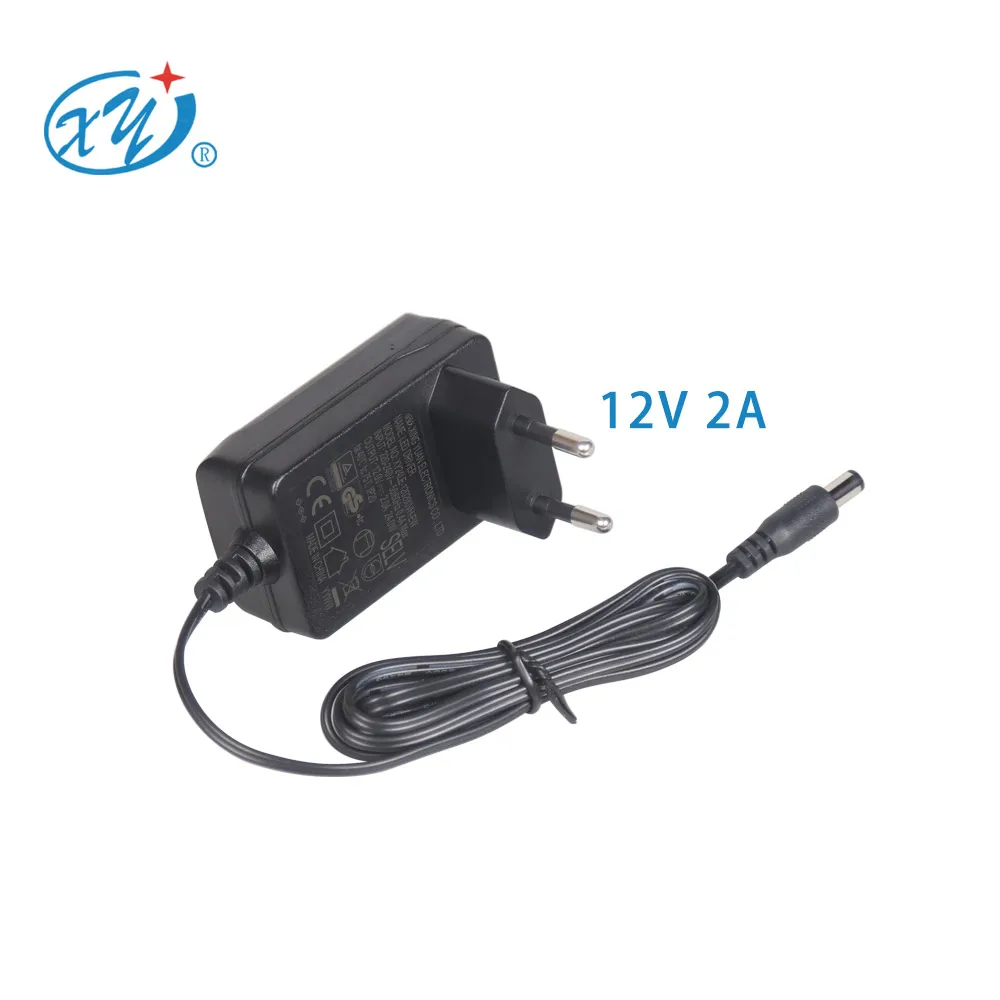Lelukee Alimentatore Universale Caricatore Ricambio Driver 12V 1.5A,18W Spina EU Alimentazione Elettrica Trasformatore AC 100-240V per LED Striscia Router WiFi