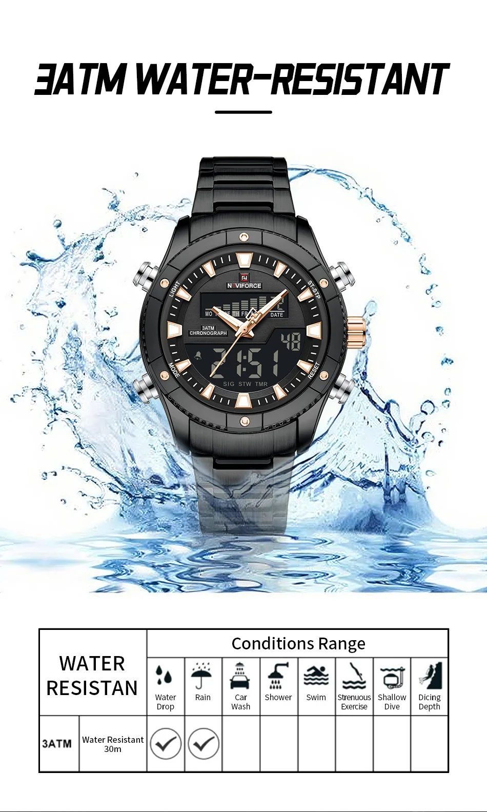 Naviforce NF9259 Men’s Watch 5