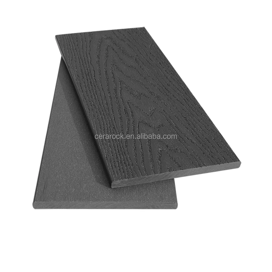 Embossing Wpc Fencing Board, Sanding Wpc Fascia Board 140*10mm, Solid Fascia Fencing Board