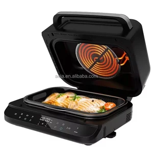 Observation Windows 10l Large Capacity 7 in 1 Air Energy Touch Screen Ovens Electric Smart Air Fryers With Touch Screen