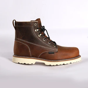 Factory Outlet Goodyear Shoes Anti smash Puncture-proof Safety Shoes Mid-top High Quality Work Protective Footwear Can OEM