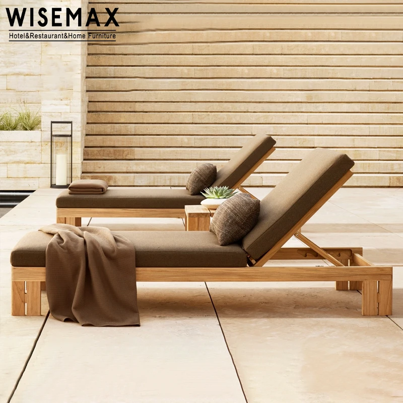 WISEMAX FURNITURE Modern Garden Sets with Luxury Teak