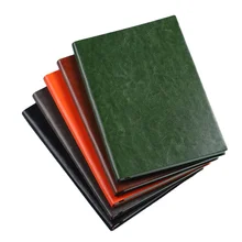 Soft PU cover custom color leather stationery notebook a5 notebook bulk gift promotion