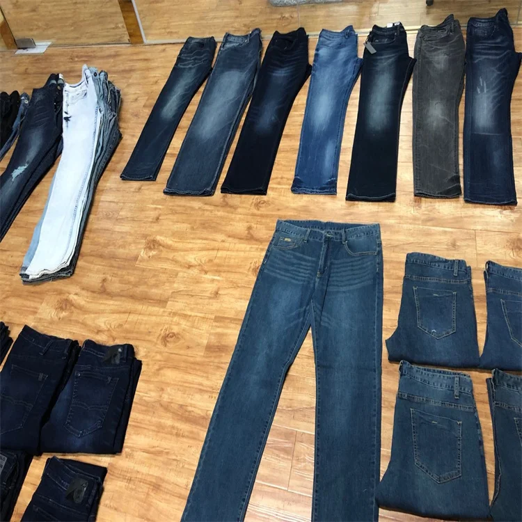 Men Garments Clearance S Custom Causal Straight Used Jeans Wholesale ...