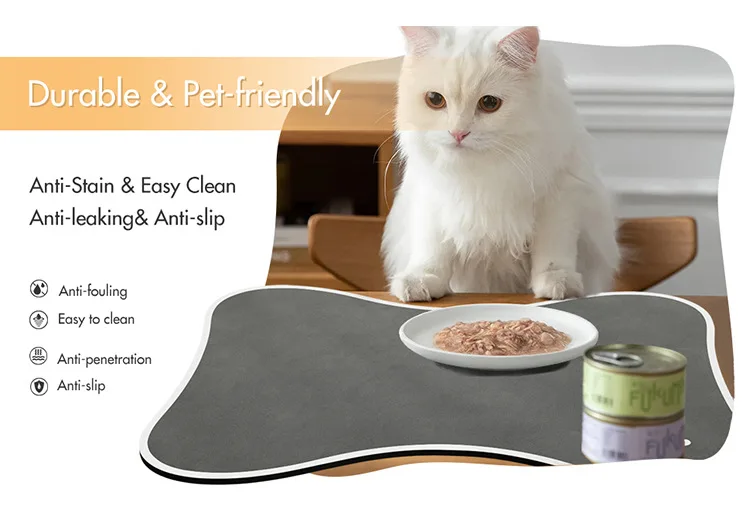 product all season pet feeding floor mat dog summer sleeping waterproof dog cat mat-51