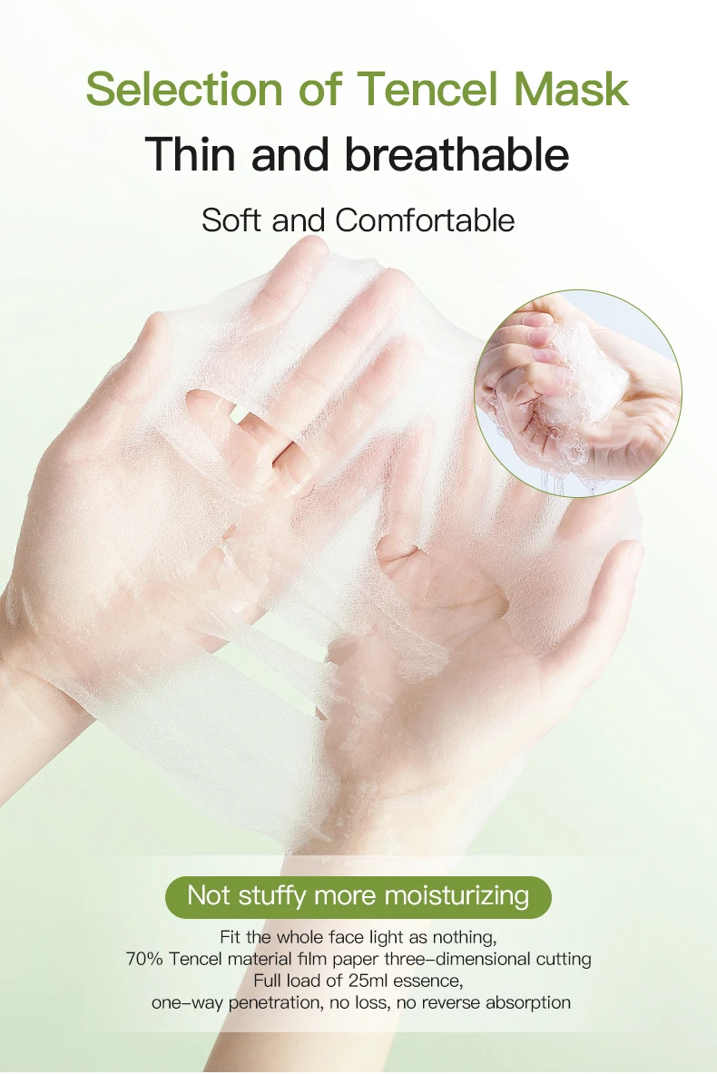 Wholesale Icesea Natural Australian Tea Tree Herbal Sheet Face Moisturizer Pimple Reduction Pore Cleansing Private Label Service(pic7)