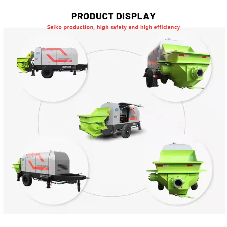 Electric Power Screw Feeder mortar hand injection pump piston grouting mortar pump