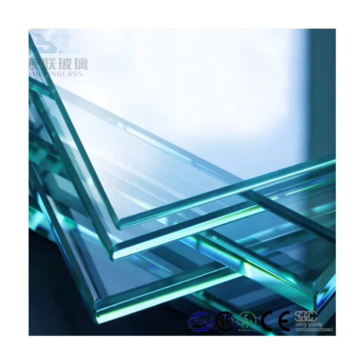Ulianglass Clear Curved Showcase Ballistic Armored Resistant Shield Sound Bullet Proof Glass
