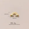 Gold plated Three-color rainbow-single accessory