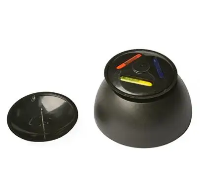 RF Security Ink Hard Tag 8.2MHz Security Alarming Ink Tags Retail Clothes Shop 55mm Black Round Ink Tag Security Dressing IT002