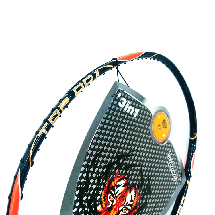 Ракетка для бадминтона из графитового углеродного волокна, 24-30 фунтов