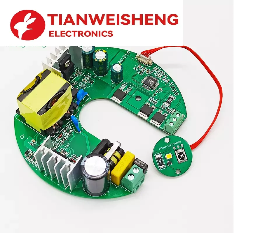 Ceiling Fan Ac Dc Controller PCBA Circuit Board 45W Dual Power Supply Infrared Remote Control BLDC Brushless Motor Driver