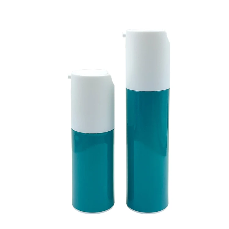 30 ml 50 ml rotate and press the airless bottle left and right to lock the cosmetic packaging bottle