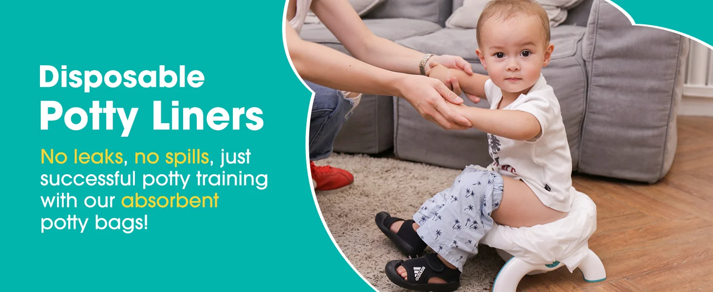 Disposable Potty Chair Liners With Drawstring Training Toilet Seat