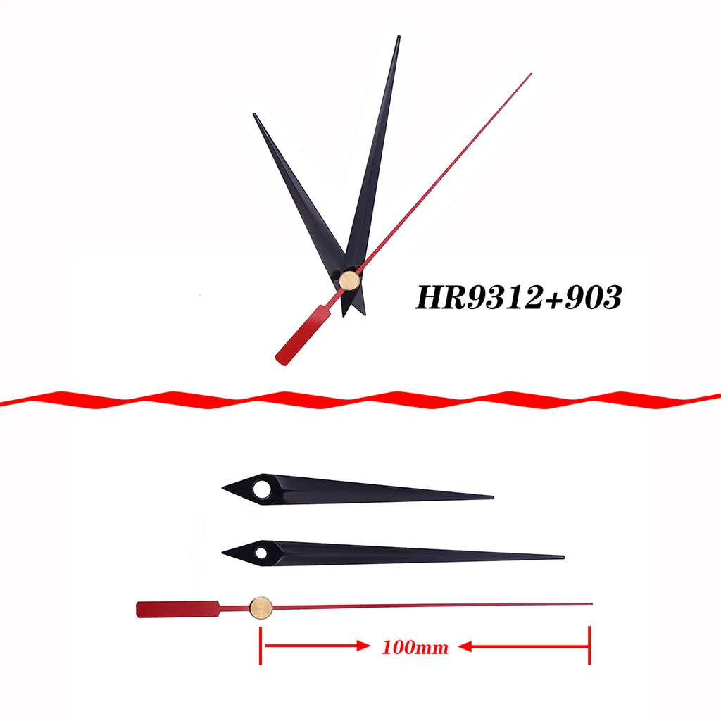 Custom Made Hands Diy Long Pointers High Torque Clock Mechiam Extra Large Wall Clock Kit