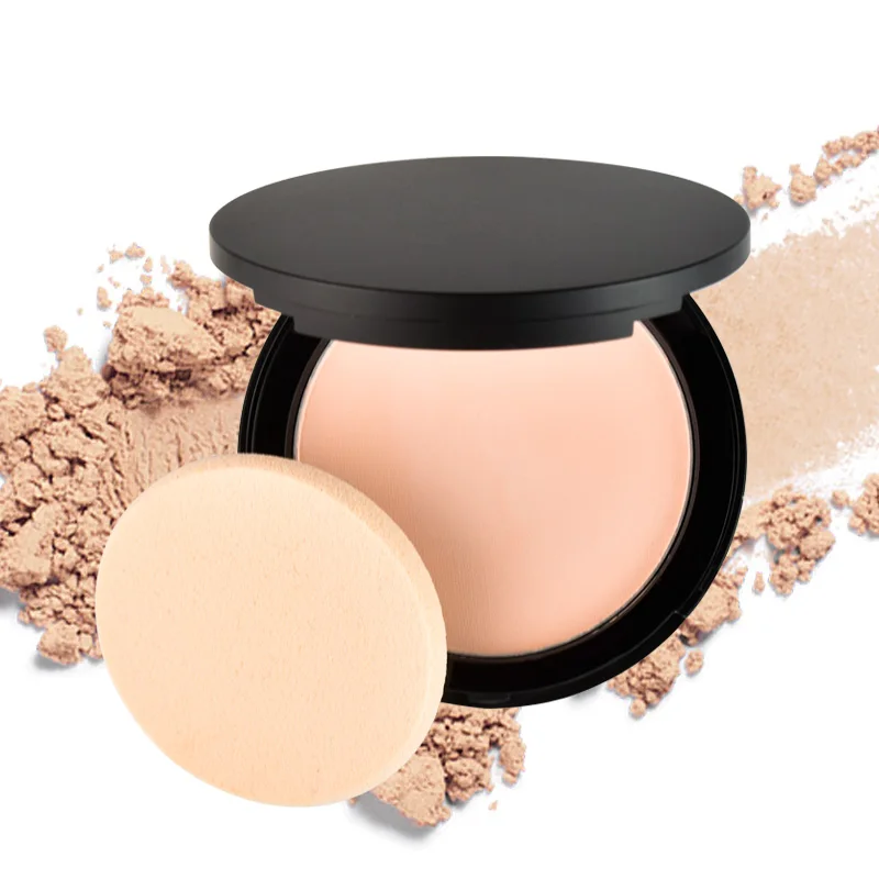 Natural Compact Powder Private Label OEM Face Powder Compact Makeup Foundation Powder
