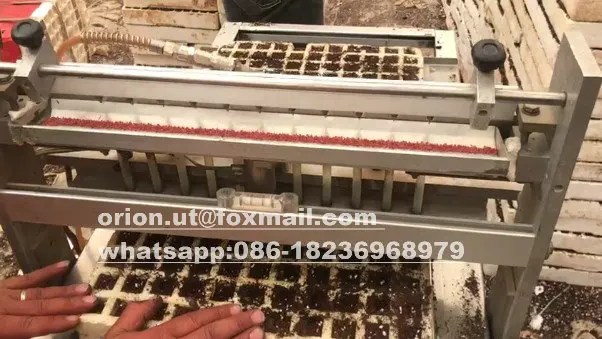 Nursery Seeder Machines Microgreen Tray Growing Seeding Machines
