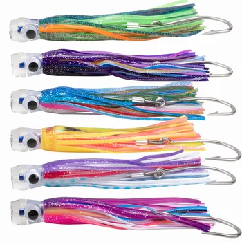 10.5 Inches 170g High Quality Tuna Resin Head Wahoo Fishing Trolling Lure Marlin Lure for Ocean Sea Boat Fishing – Trolling Lure – view 2