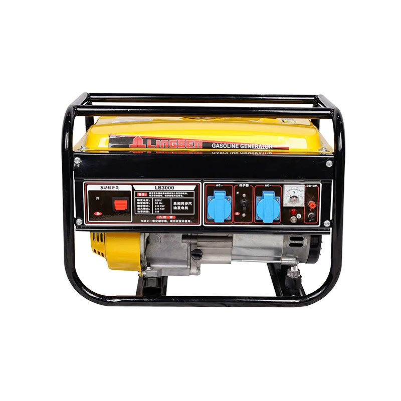Portable Power Petrol Generator Copper Wire 1.5kw 1500w 1500watt 2kw 2000w 2000watt Gasoline Generator 5.5hp