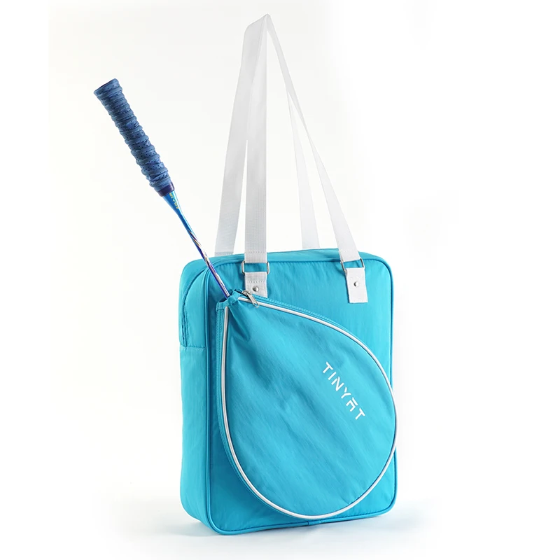 Hete Verkoop Aangepaste Modie Stylish Outdor Sport Speletjie Gym Vroue Raket Tennis Racket Tennis Tote Skouersake
