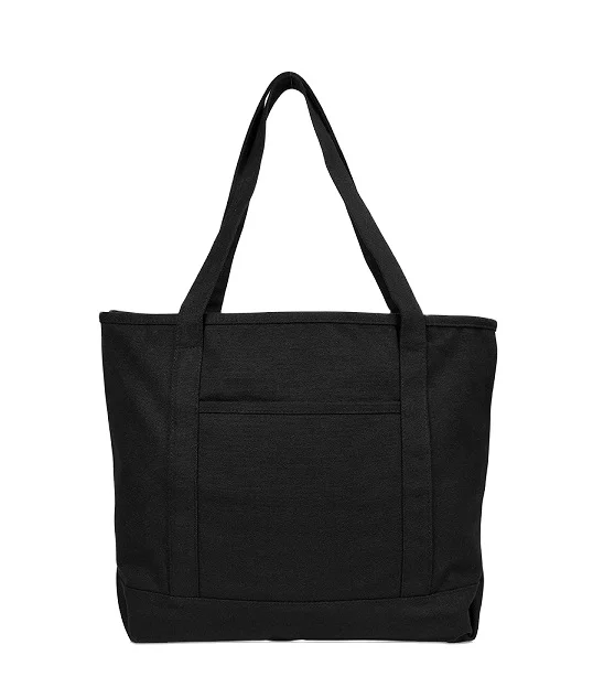 Custom Logo Reusable Blank Large Tote Shopping Bags Canvas Tote Bag