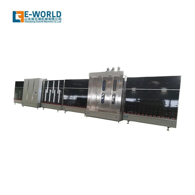 Automatic Double Glazing Insulating Glass Production Line with Servo Control Plate Pressure and Argon-gas Filling Function