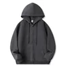 Iron grey zip cardigan