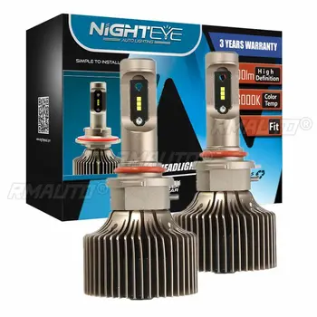 Nighteye 2PCS Led H3 H7 H11 9005 9006 9000LM 60W 6000K Car LED Headlights Bulbs Fog Lamps Fog Light Bulbs