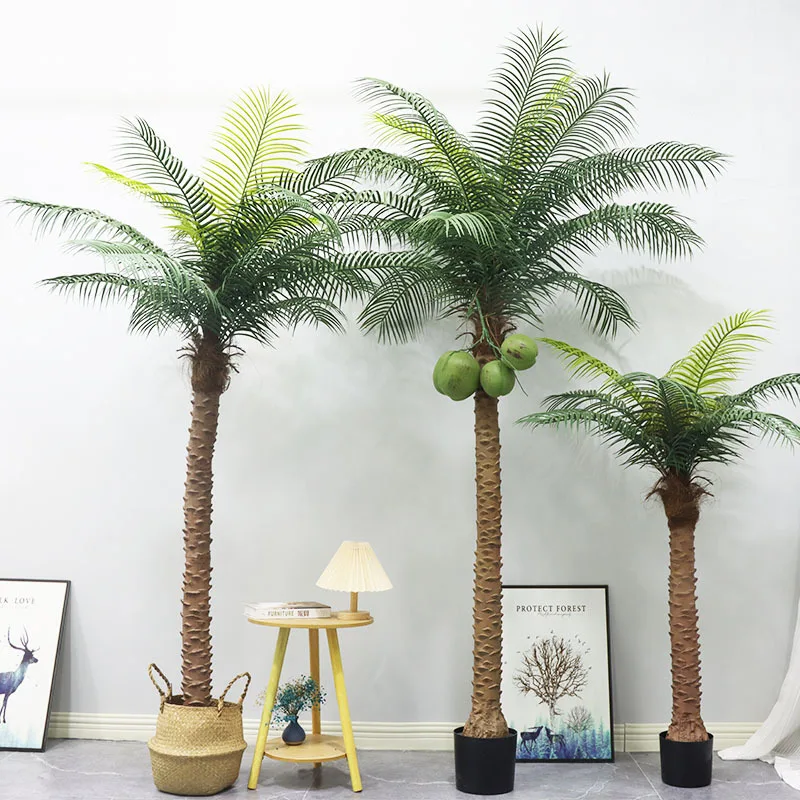 Factory Direct Sales Indoor Large Green Palm Tree Bonsai
