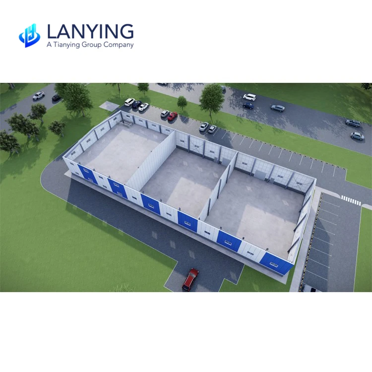 Factory Customized Engineer Designed   Insulated Panels Steel Structure Prefab Modular Warehouse