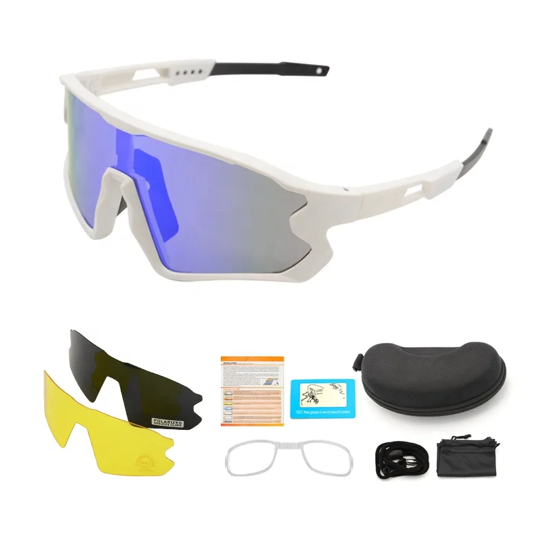 Uv400 Polarized Cycling Glasses With Tr90 Frame Lenses, Oem