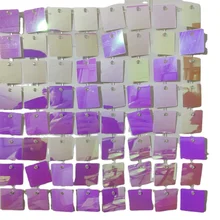 3D Shiny Shimmer Square Sequin Wall Panel Shiny Shimmer Square Sequin Wall Panel For Birthday Party