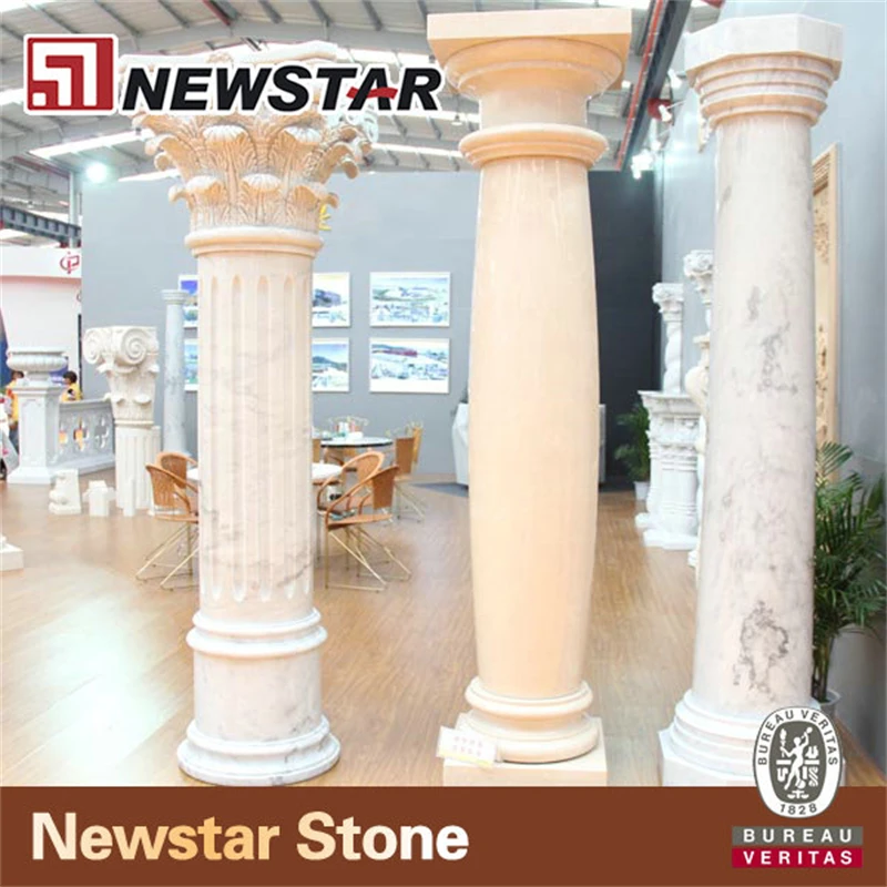 Marble Fluted Pillars Columns,marble Columns,marble Capitals Columns