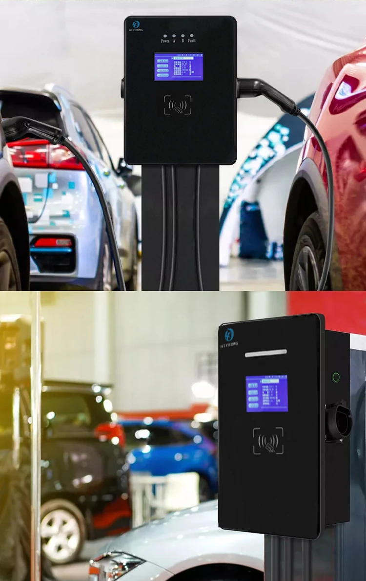 22kw 11kw*2 Electric Vehicle Charging Type 2 Ev Chargers With Double Connector Ac Ev Charger