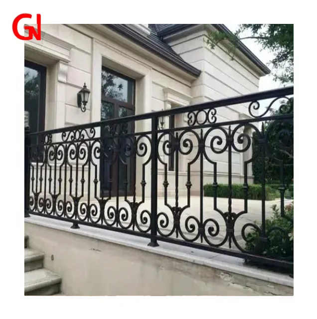 Modern balcony balustrade design Aluminum balustrade balcony home style terrace security balustrade