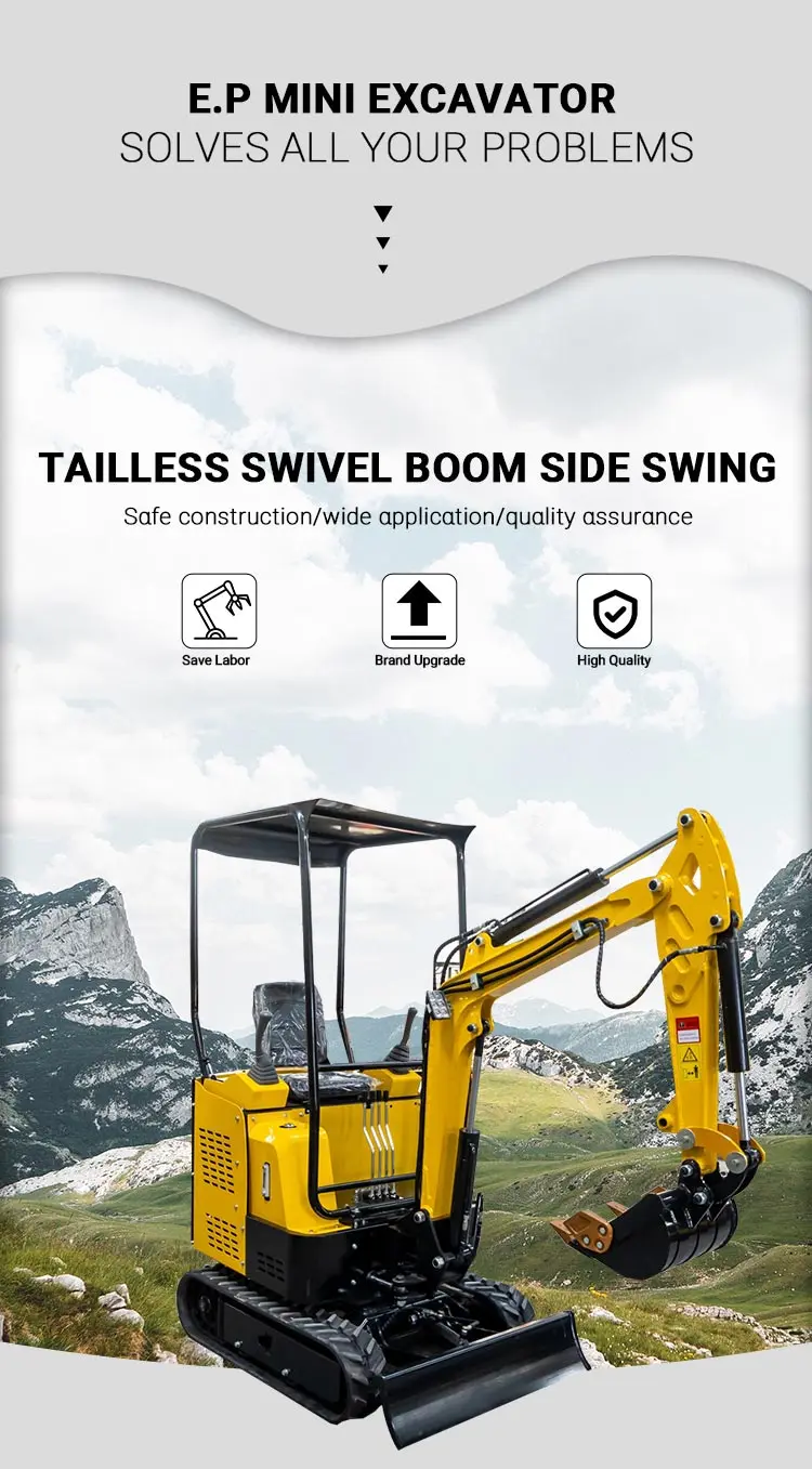 Beka Import 9hp Kubota Diesel Smallest Electric One Ton Hydraulic 1ton